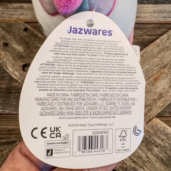 NWT-Hello Kitty Unicorn Ice Cream Cupcake Plush Squishmallow by Sanrio, 6.5” - Picture 10 of 10